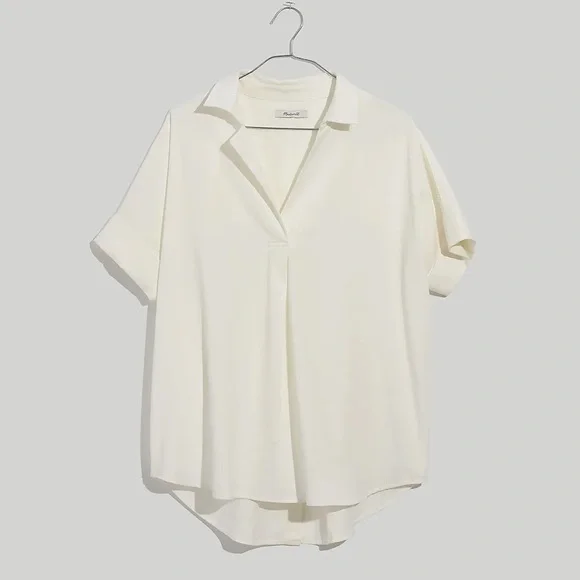 ✖️sold✖️🪻 Madewell Courier Button Back Shirt - Picture 2 of 9